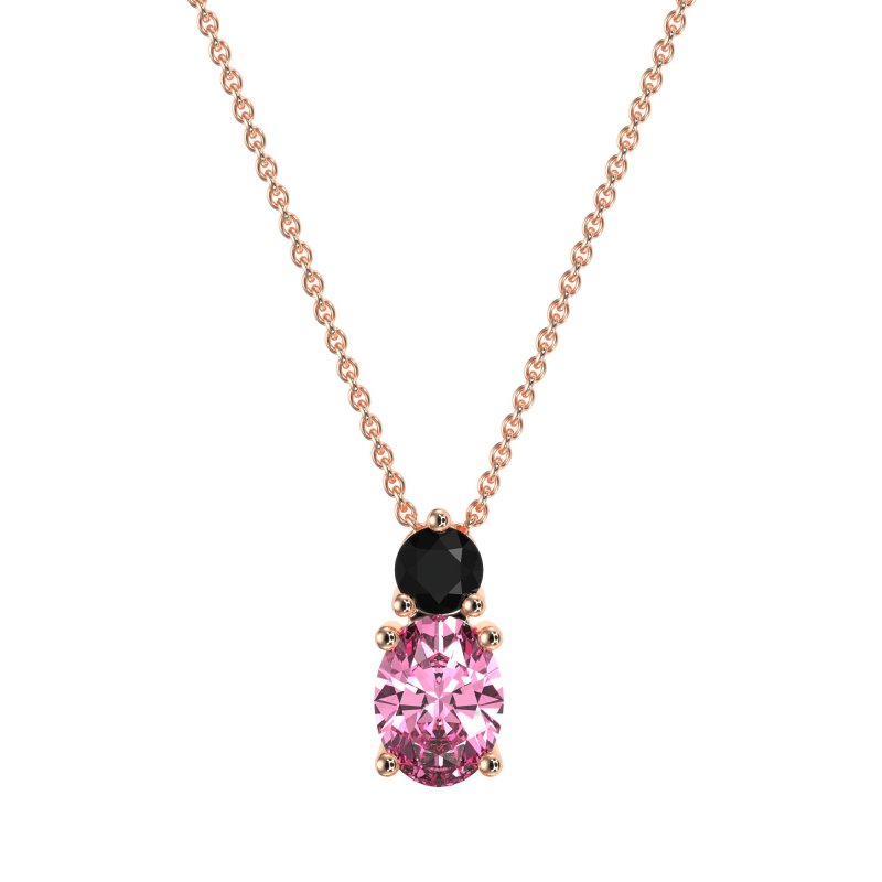 Round and Oval Classic Necklace