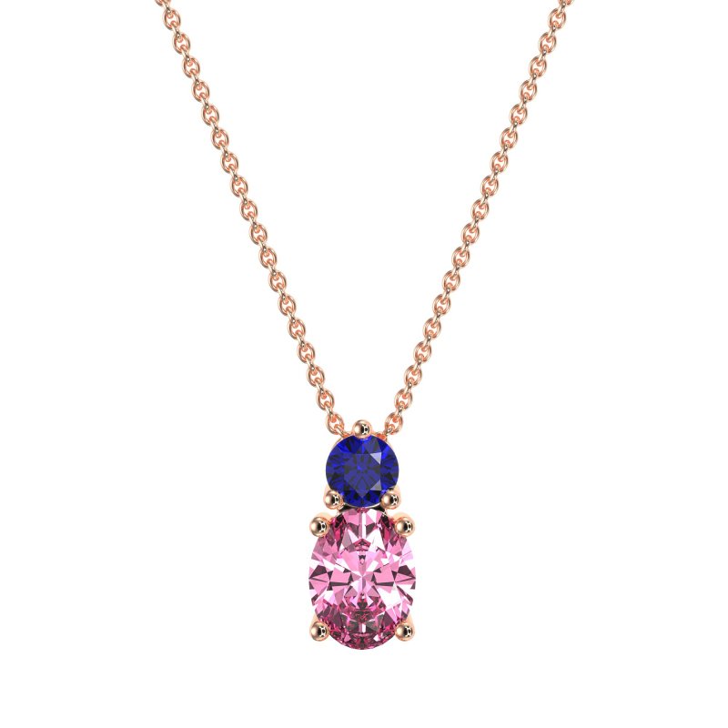 Round and Oval Classic Necklace
