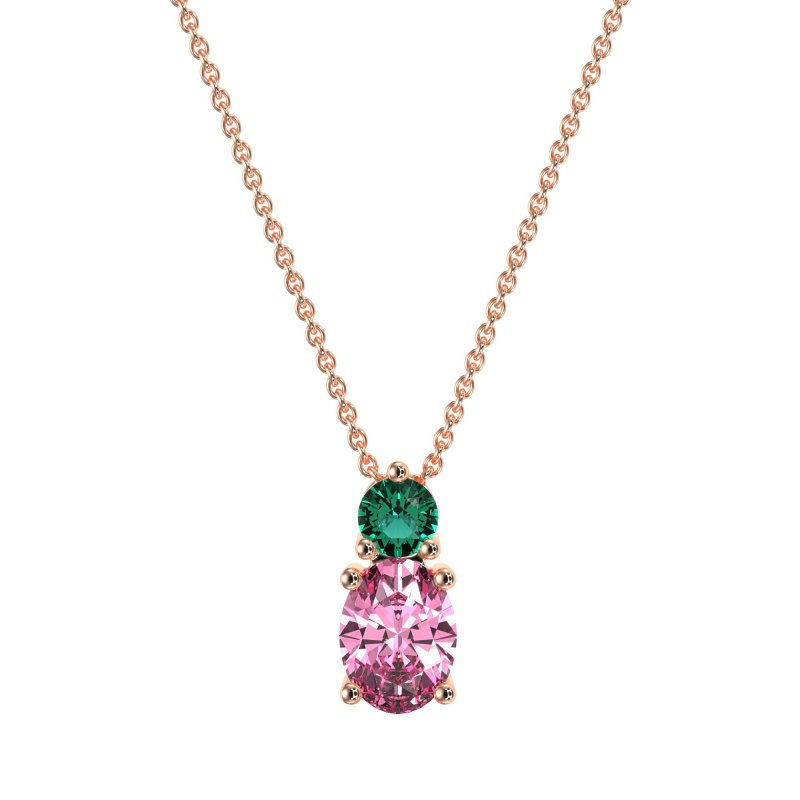 Round and Oval Classic Necklace