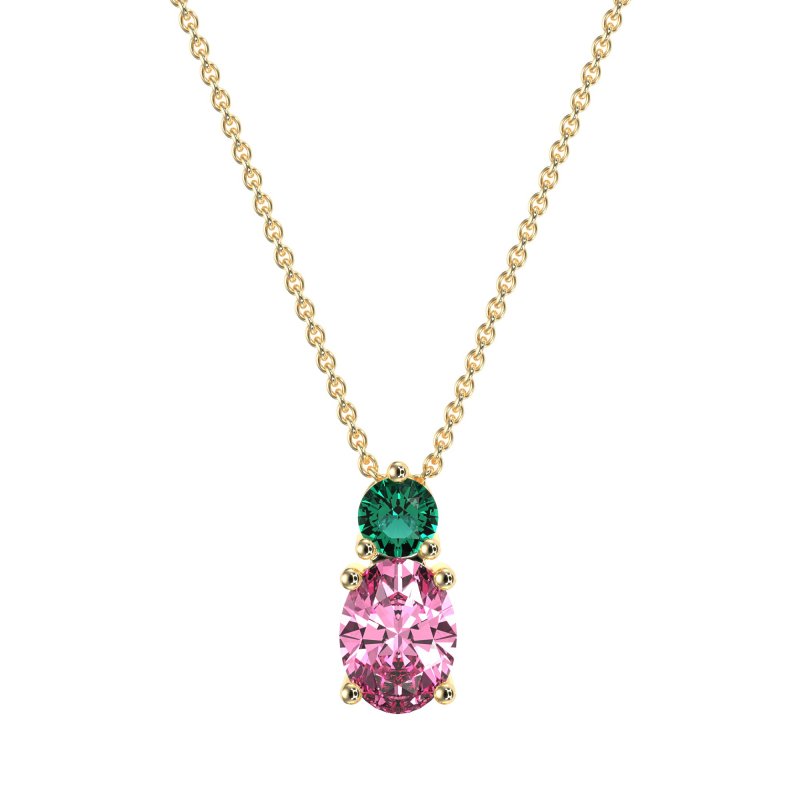 Round and Oval Classic Necklace