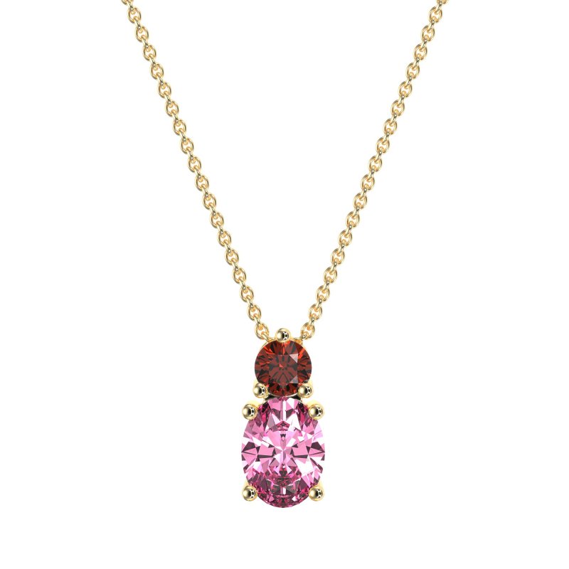 Round and Oval Classic Necklace