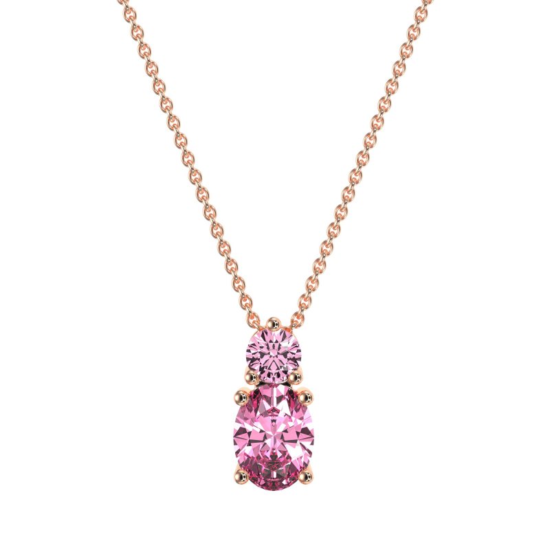 Round and Oval Classic Necklace