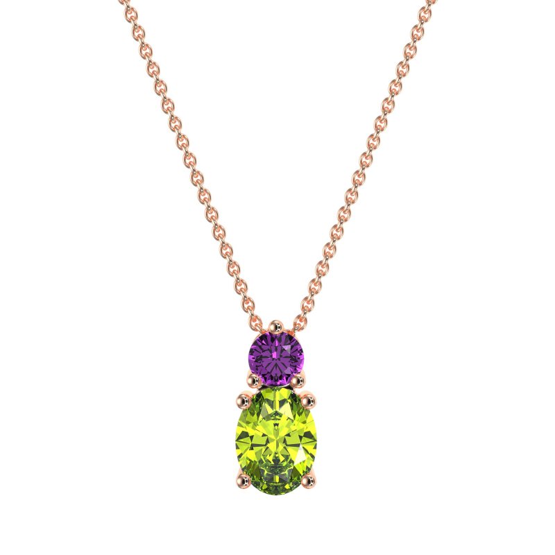 Round and Oval Classic Necklace