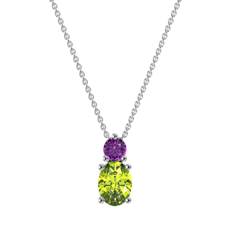 Round and Oval Classic Necklace