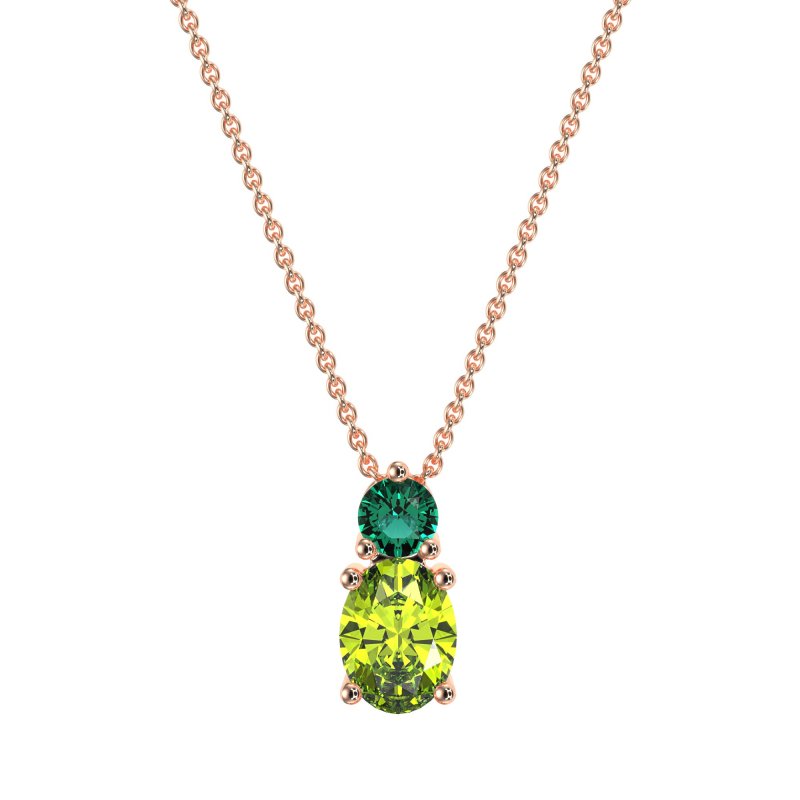 Round and Oval Classic Necklace
