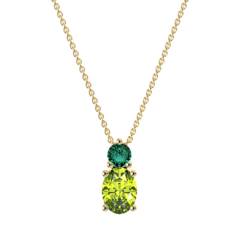 Round and Oval Classic Necklace