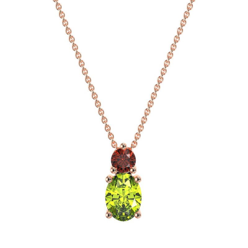 Round and Oval Classic Necklace
