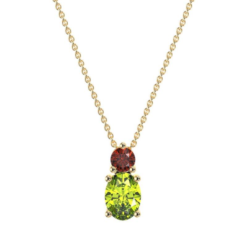 Round and Oval Classic Necklace