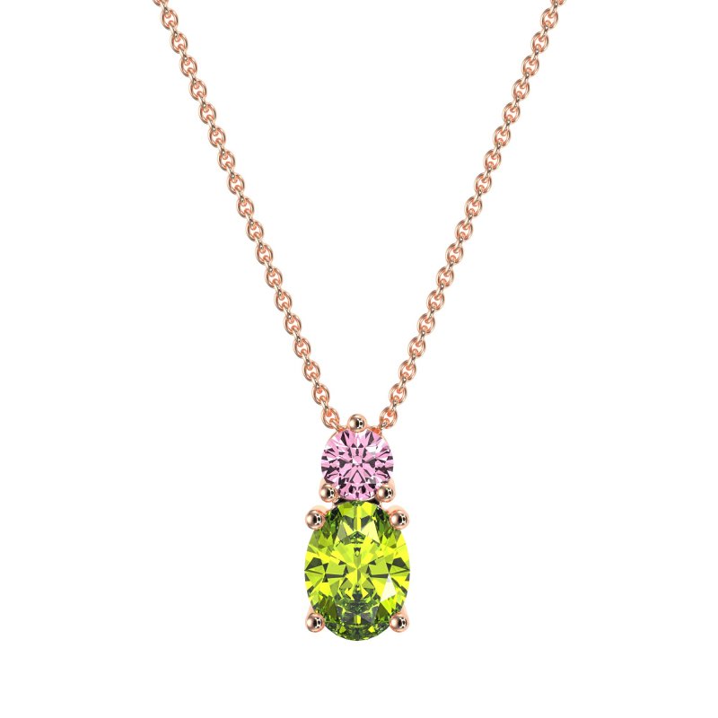 Round and Oval Classic Necklace