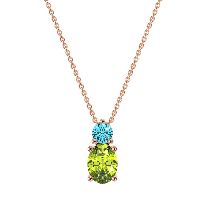 Round and Oval Classic Necklace