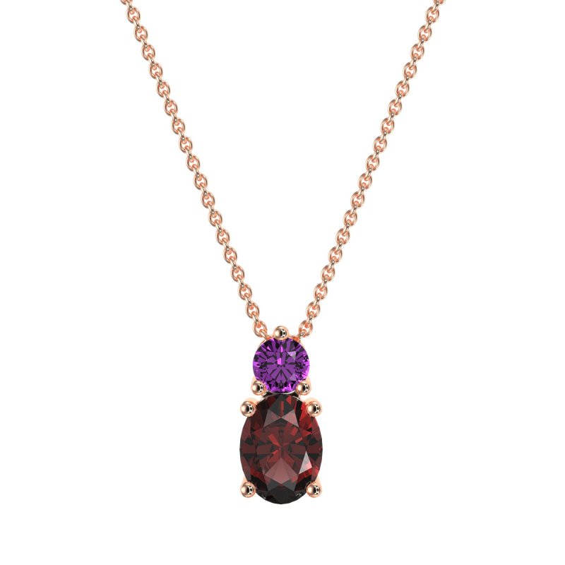 Round and Oval Classic Necklace