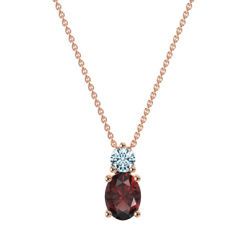 Round and Oval Classic Necklace