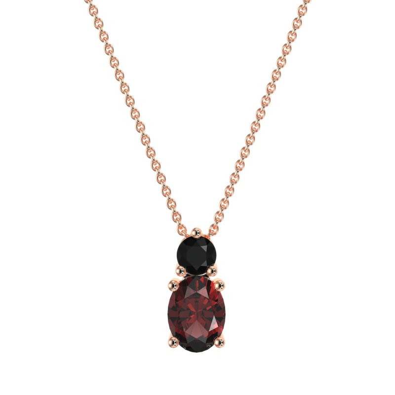 Round and Oval Classic Necklace