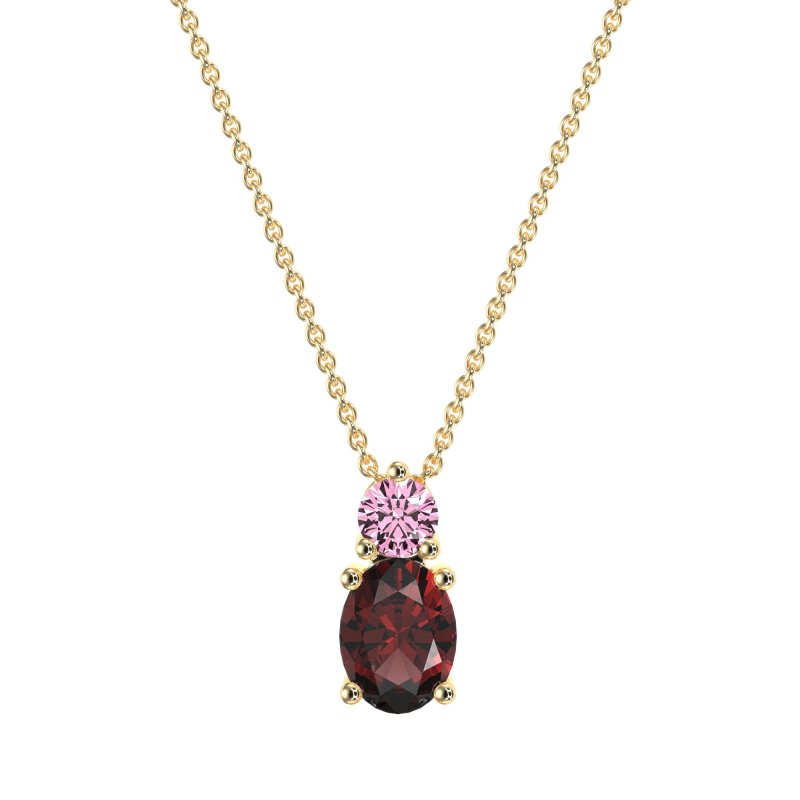 Round and Oval Classic Necklace