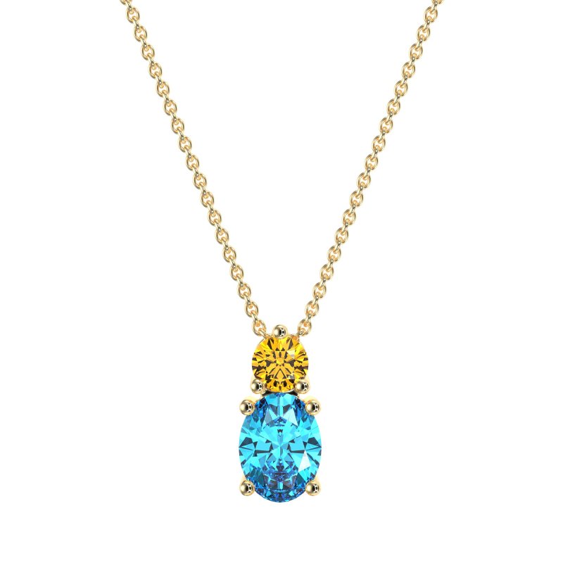 Round and Oval Classic Necklace