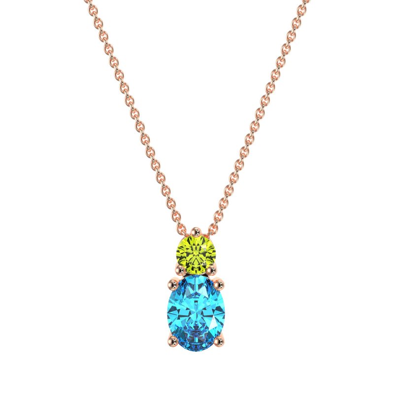 Round and Oval Classic Necklace