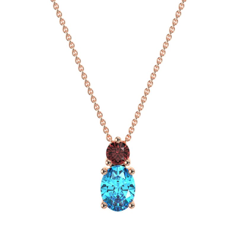 Round and Oval Classic Necklace