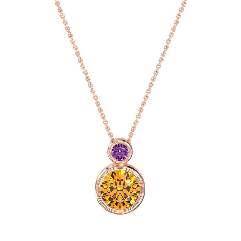 Double Round Classic Necklace