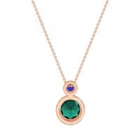 Double Round Classic Necklace