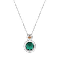 Double Round Classic Necklace