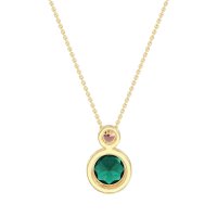 Double Round Classic Necklace