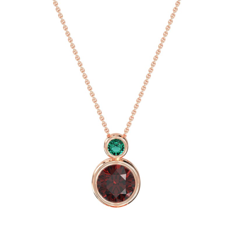 Double Round Classic Necklace