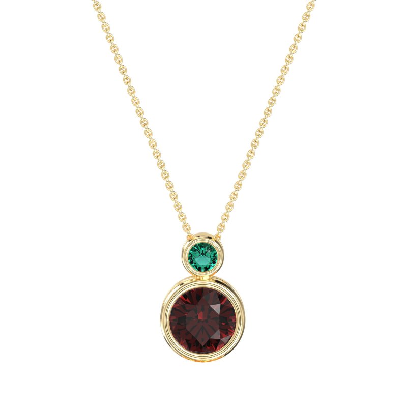 Double Round Classic Necklace