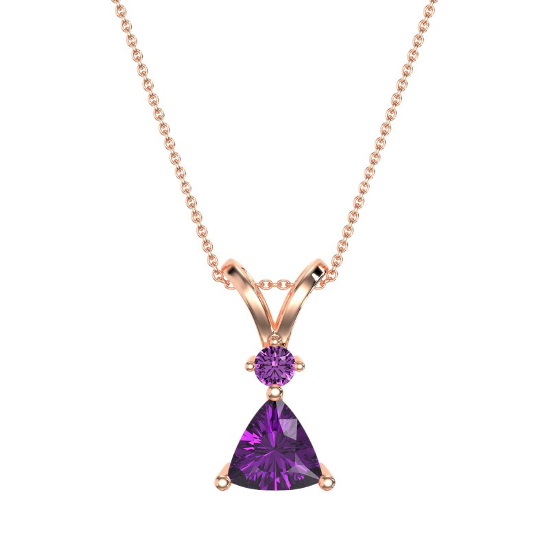 Triangle Double Loop Necklace