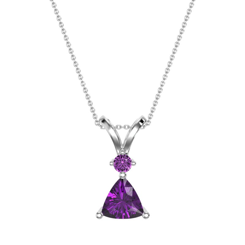 Triangle Double Loop Necklace