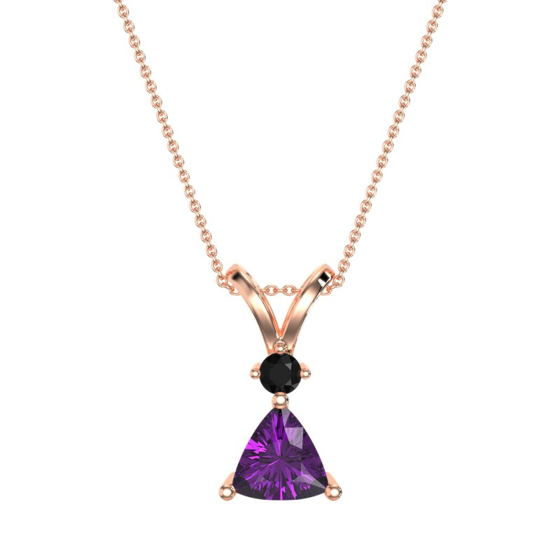 Triangle Double Loop Necklace