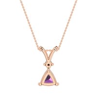Triangle Double Loop Necklace