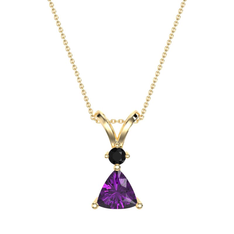 Triangle Double Loop Necklace