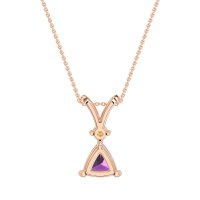 Triangle Double Loop Necklace