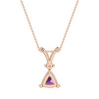Triangle Double Loop Necklace