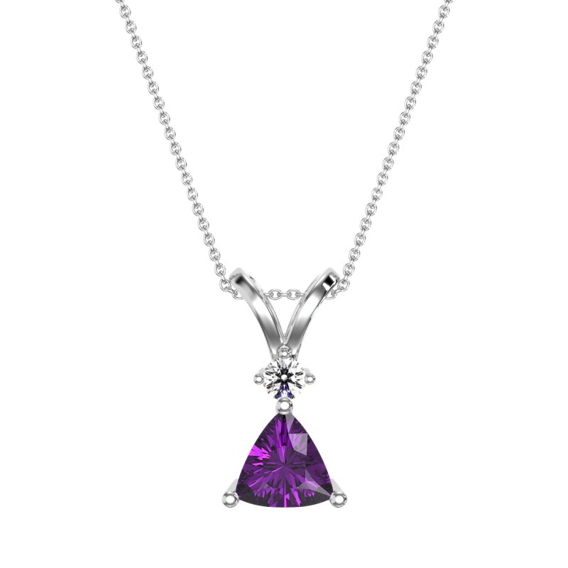 Triangle Double Loop Necklace