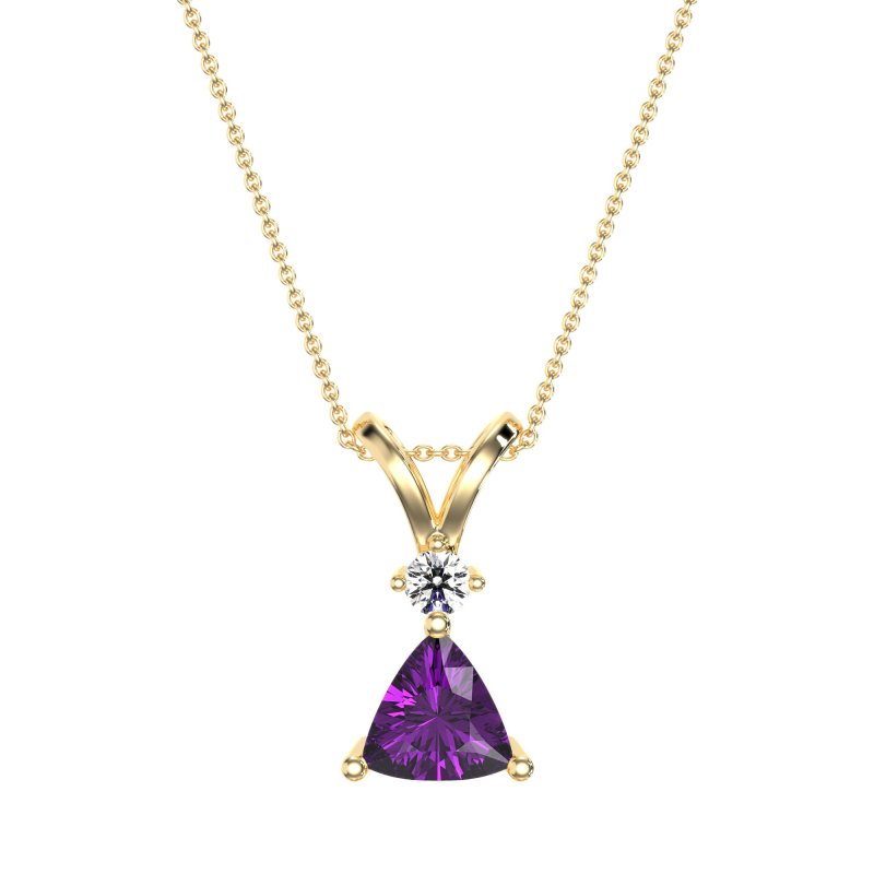 Triangle Double Loop Necklace