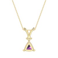 Triangle Double Loop Necklace