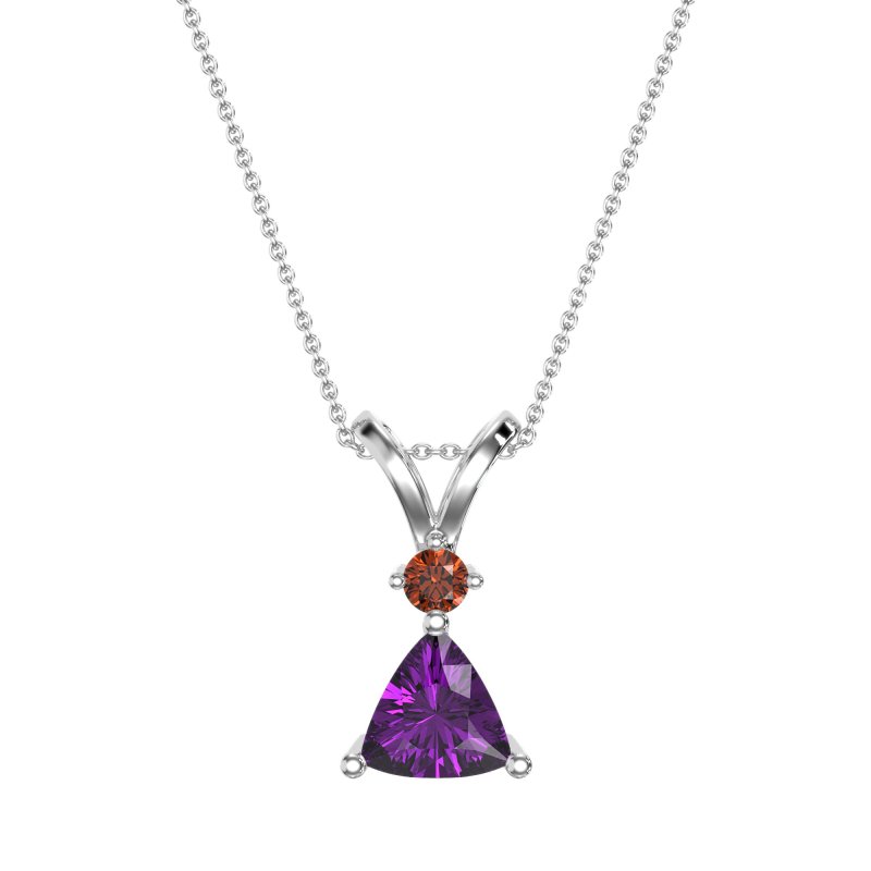 Triangle Double Loop Necklace