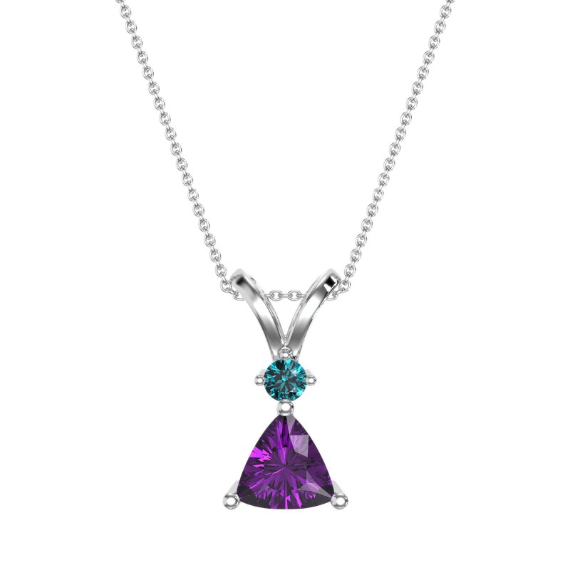 Triangle Double Loop Necklace