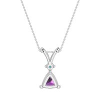 Triangle Double Loop Necklace