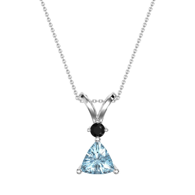 Triangle Double Loop Necklace