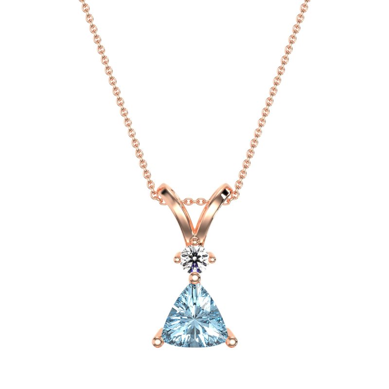 Triangle Double Loop Necklace