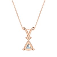 Triangle Double Loop Necklace