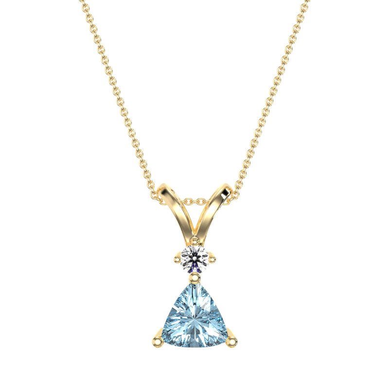 Triangle Double Loop Necklace