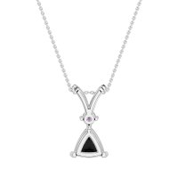 Triangle Double Loop Necklace