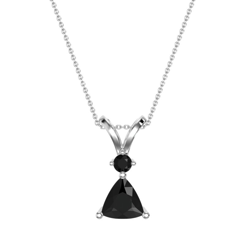 Triangle Double Loop Necklace