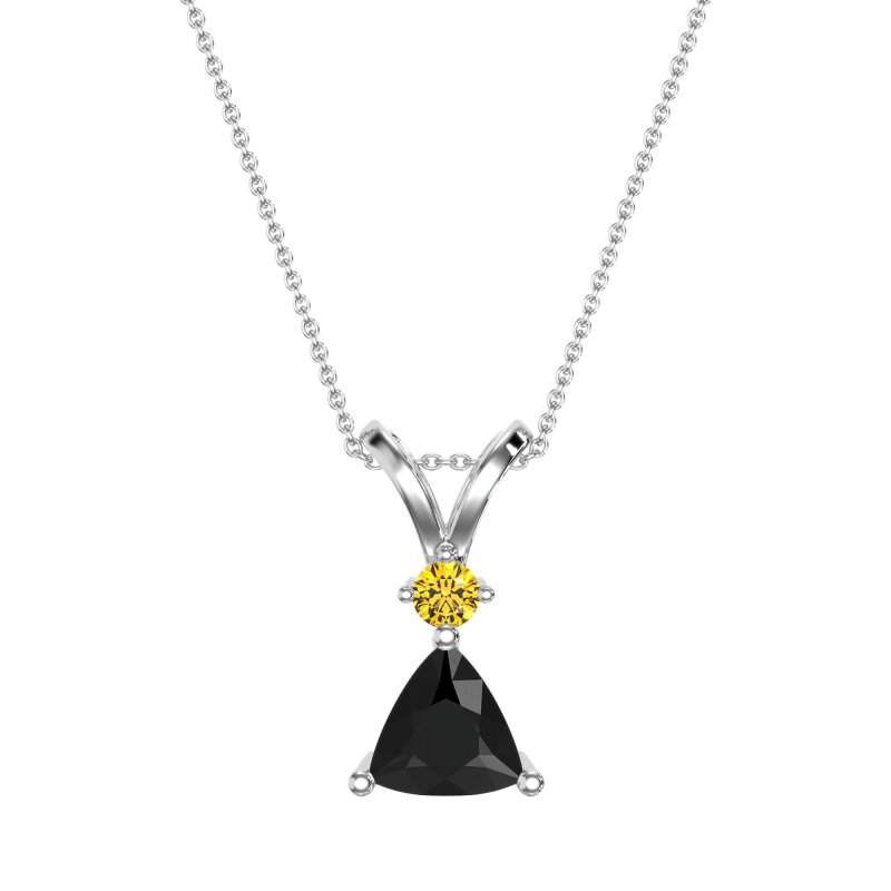 Triangle Double Loop Necklace