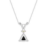 Triangle Double Loop Necklace