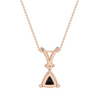 Triangle Double Loop Necklace