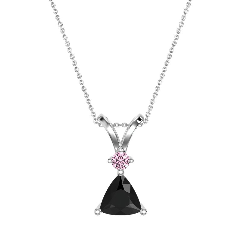 Triangle Double Loop Necklace